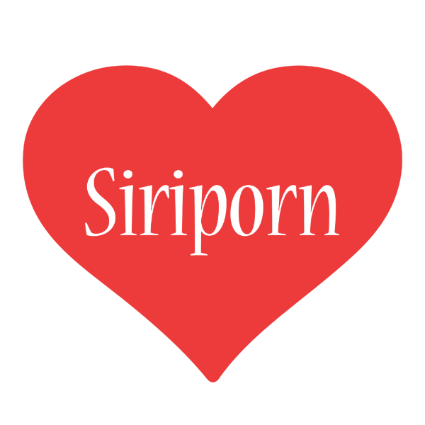 Siriporn love logo