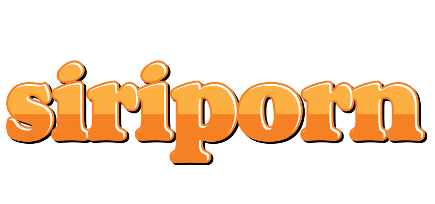 Siriporn orange logo