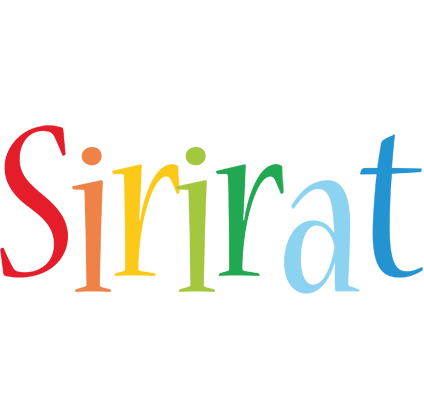 Sirirat birthday logo