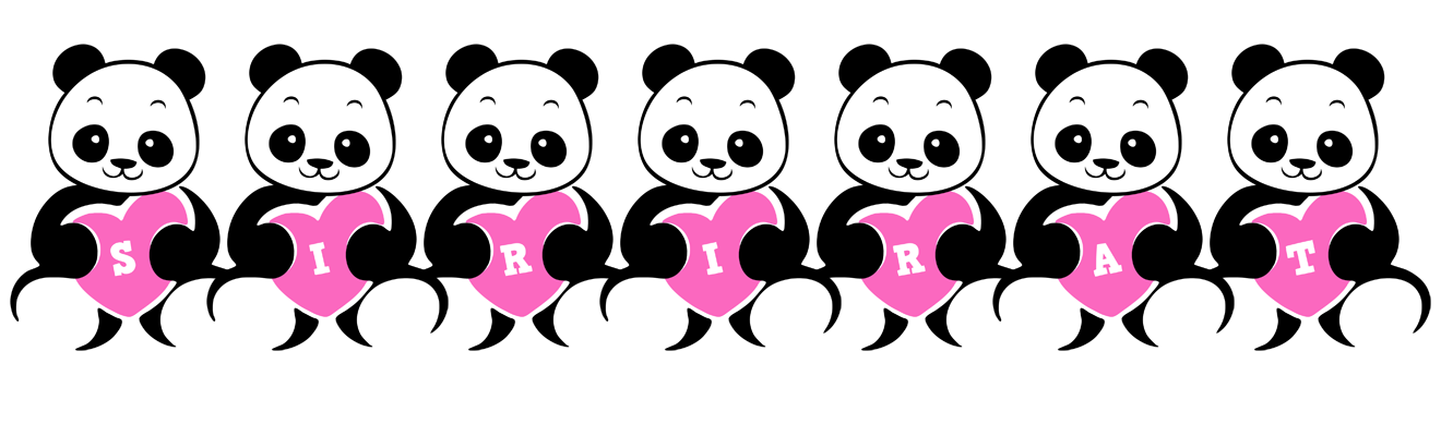 Sirirat love-panda logo
