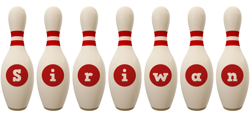 Siriwan bowling-pin logo