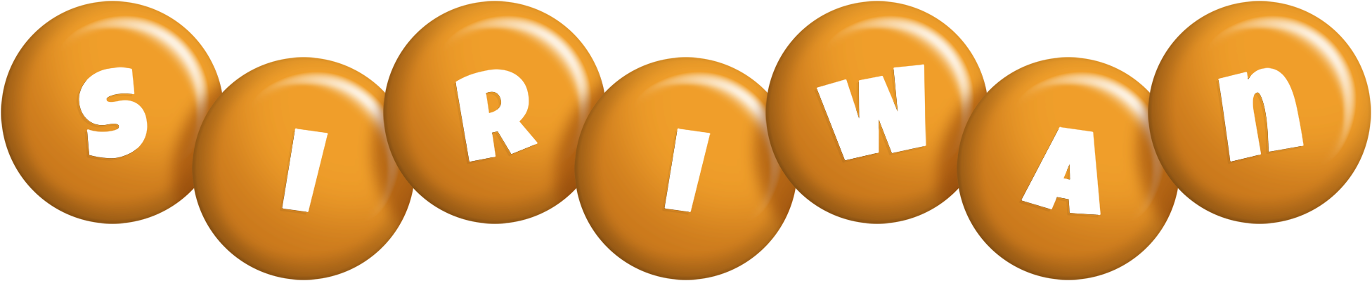 Siriwan candy-orange logo