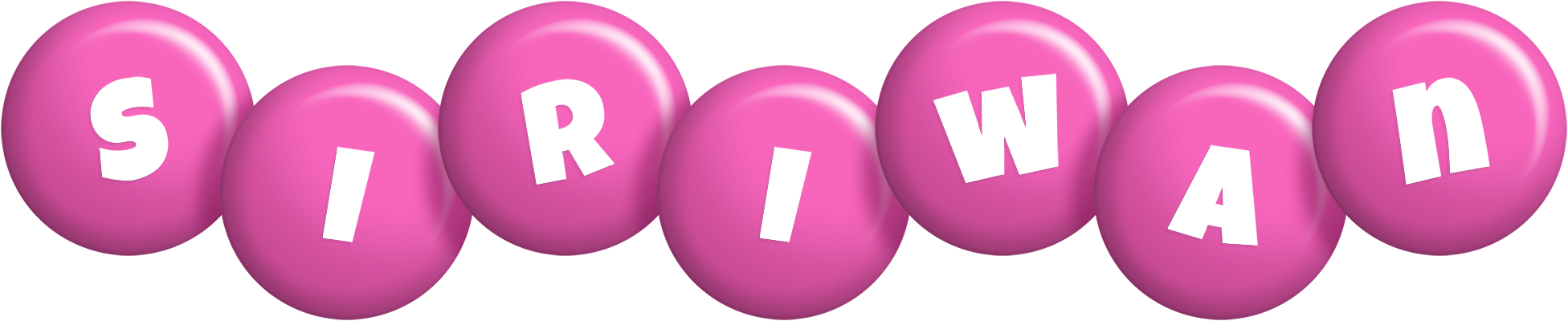 Siriwan candy-pink logo
