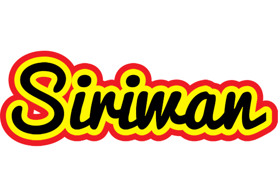 Siriwan flaming logo
