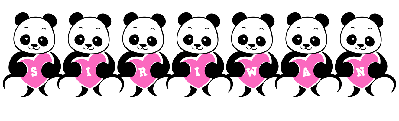 Siriwan love-panda logo