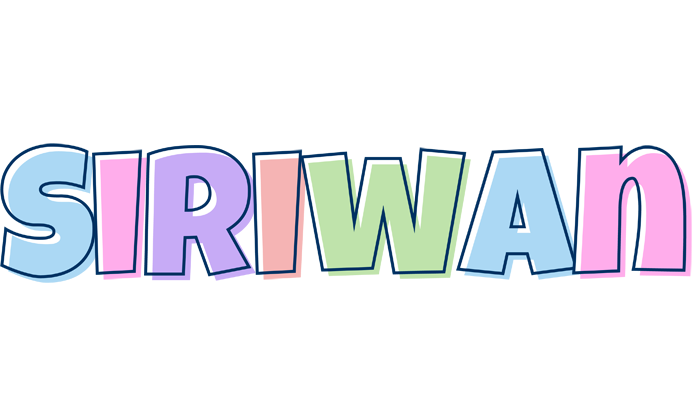 Siriwan pastel logo