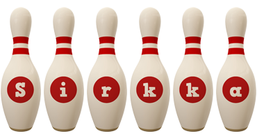 Sirkka bowling-pin logo