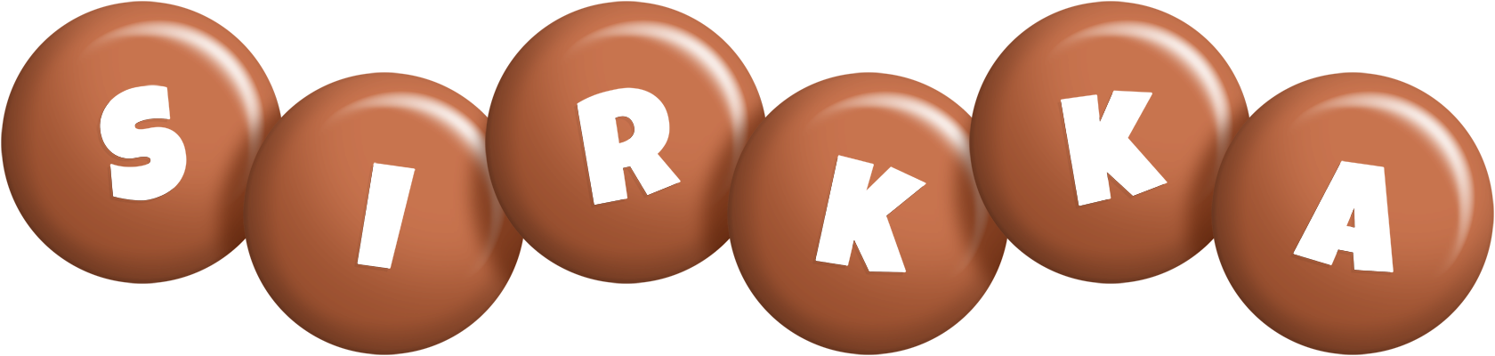 Sirkka candy-brown logo