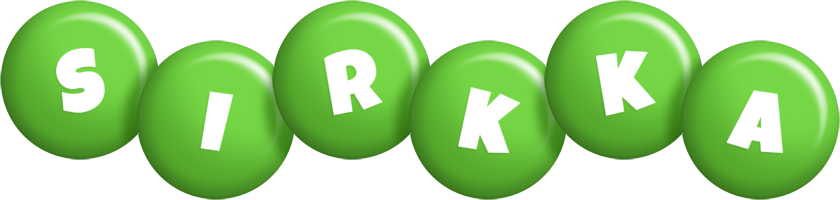 Sirkka candy-green logo