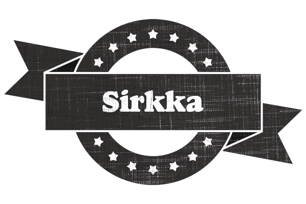 Sirkka grunge logo