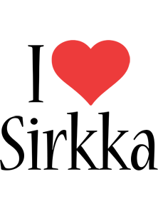 Sirkka i-love logo