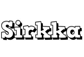 Sirkka snowing logo