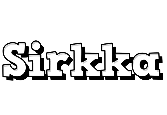 Sirkka snowing logo