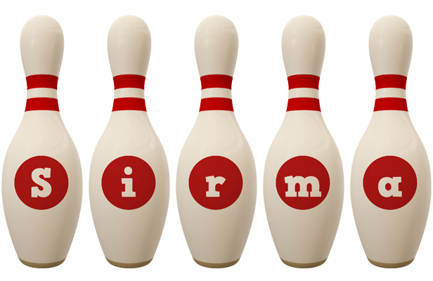 Sirma bowling-pin logo