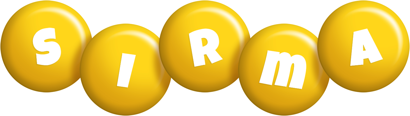 Sirma candy-yellow logo