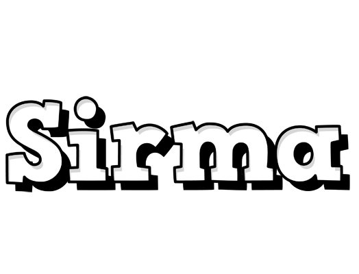 Sirma snowing logo