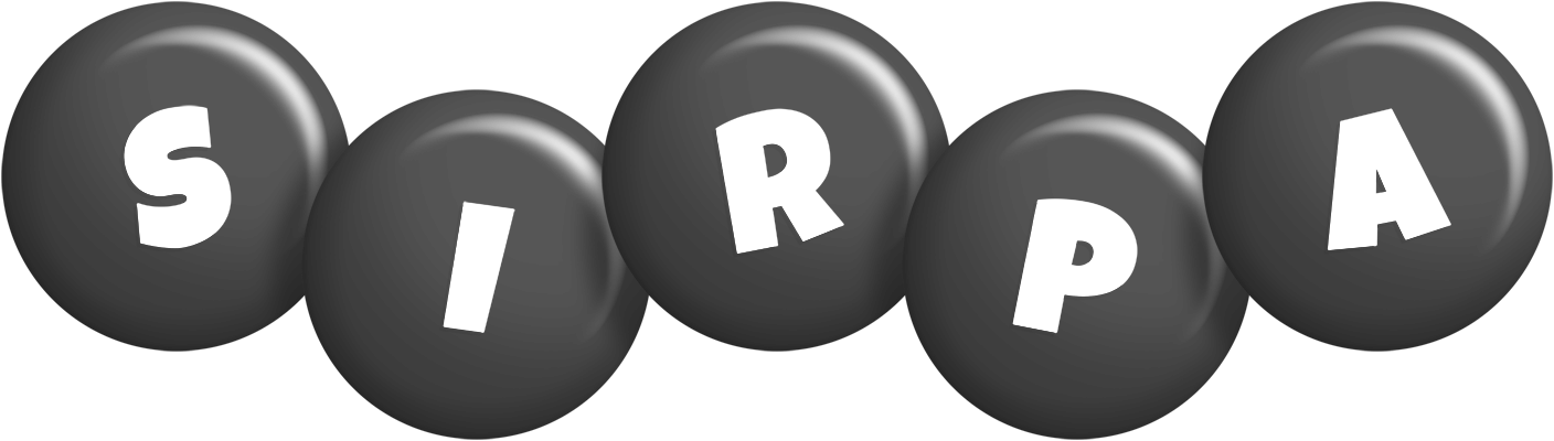 Sirpa candy-black logo
