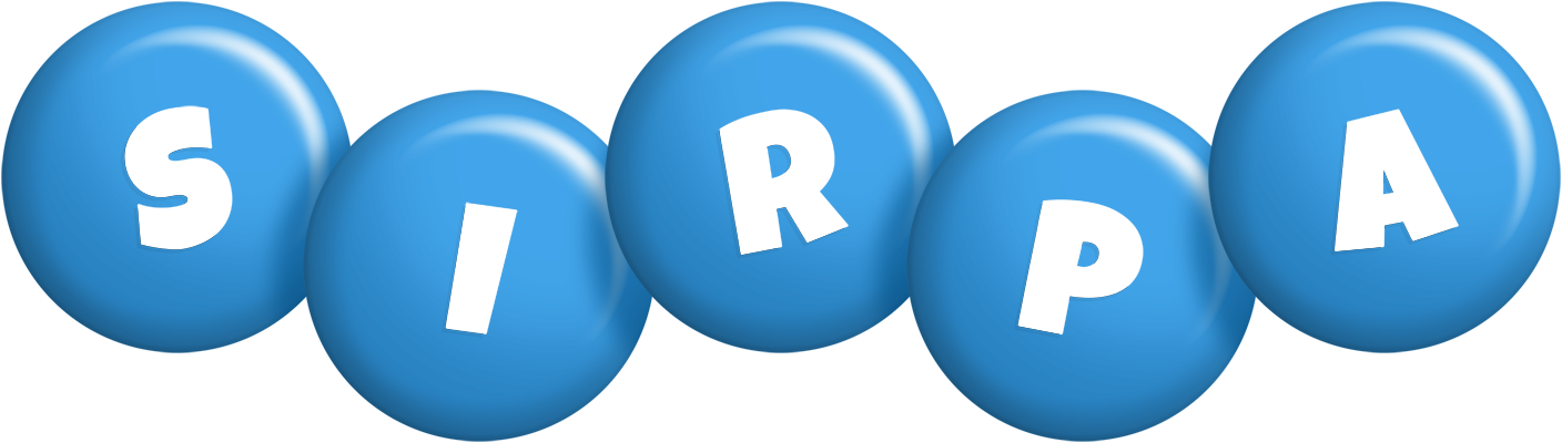 Sirpa candy-blue logo