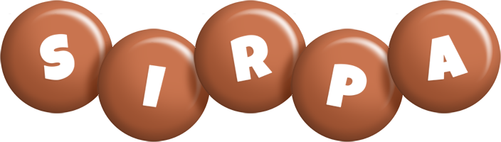 Sirpa candy-brown logo