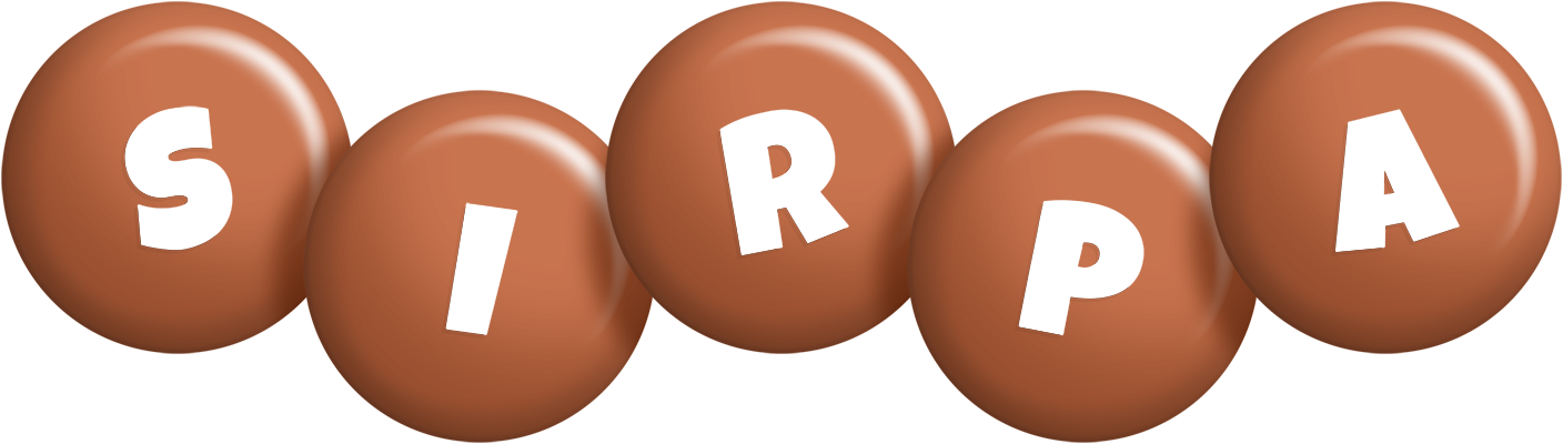 Sirpa candy-brown logo