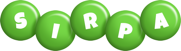 Sirpa candy-green logo