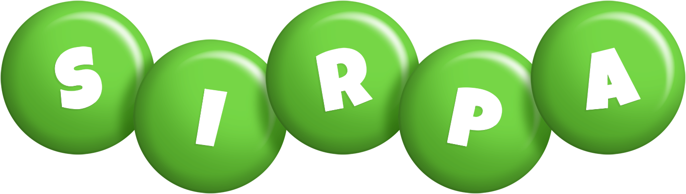 Sirpa candy-green logo