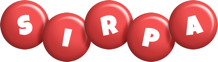 Sirpa candy-red logo