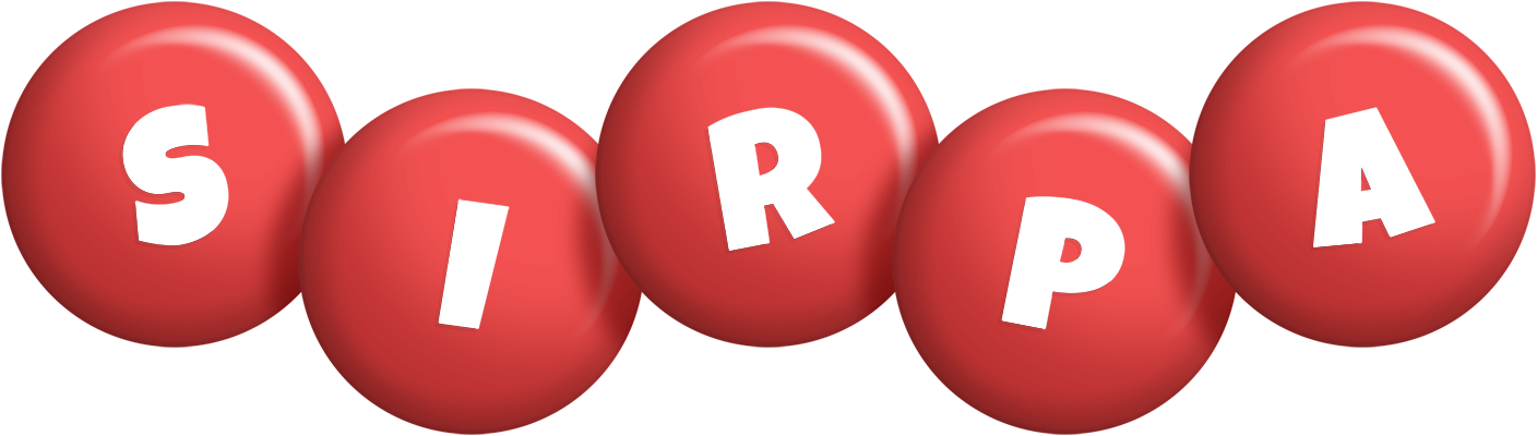 Sirpa candy-red logo