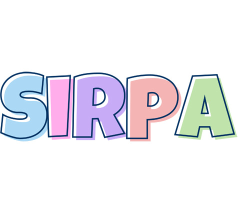 Sirpa pastel logo