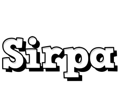 Sirpa snowing logo