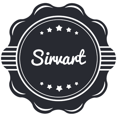 Sirvart badge logo