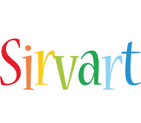 Sirvart birthday logo