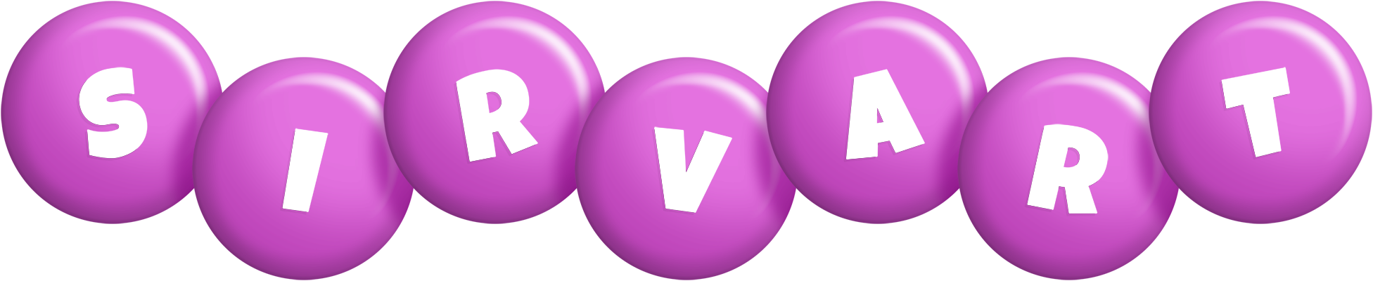 Sirvart candy-purple logo