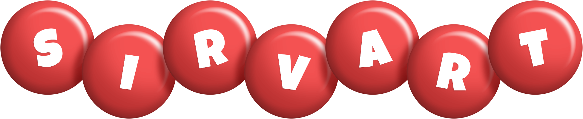 Sirvart candy-red logo
