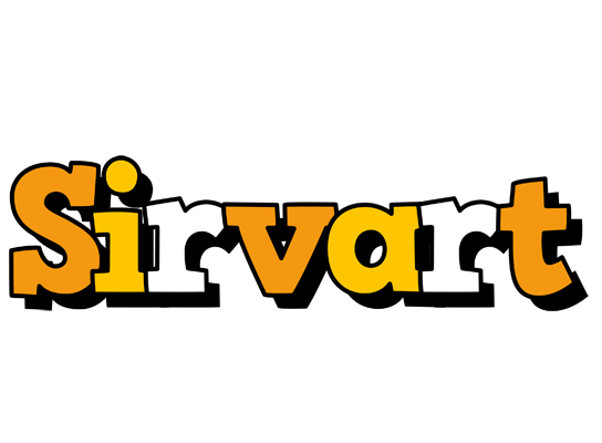 Sirvart cartoon logo