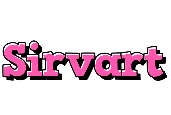 Sirvart girlish logo