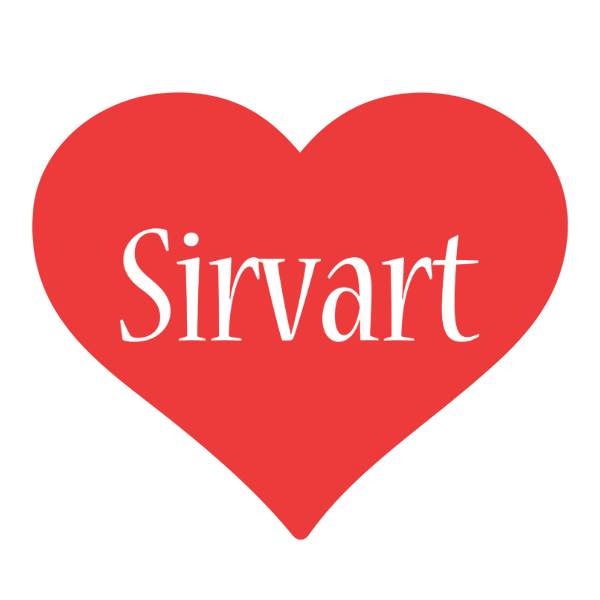 Sirvart love logo