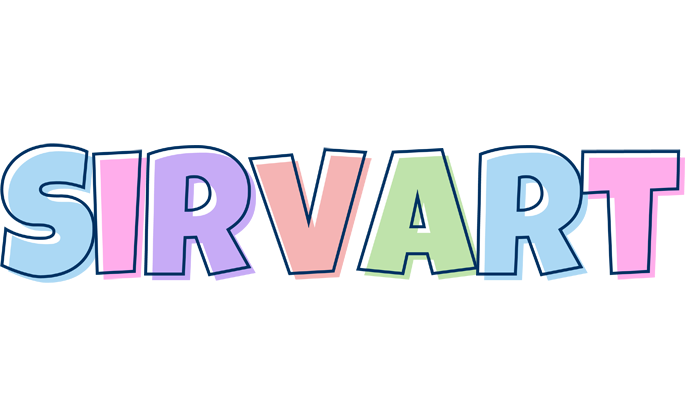 Sirvart pastel logo