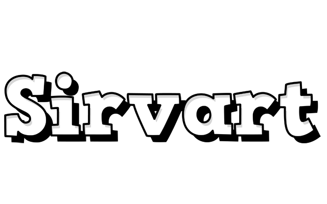 Sirvart snowing logo