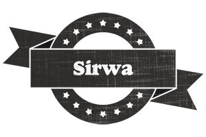 Sirwa grunge logo