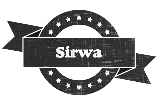 Sirwa grunge logo