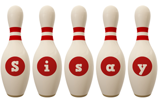 Sisay bowling-pin logo