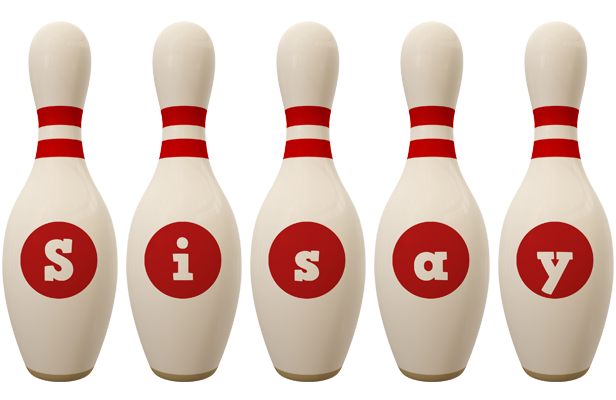 Sisay bowling-pin logo