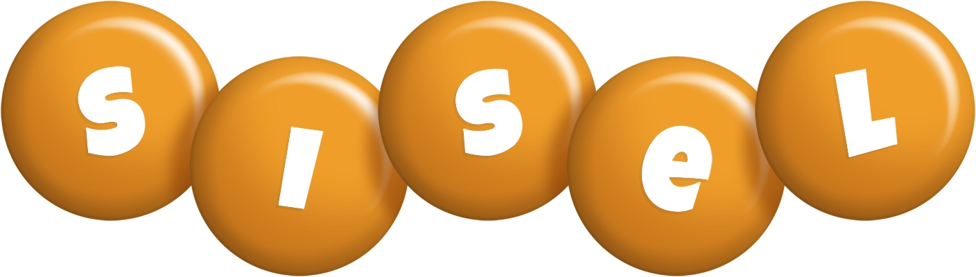Sisel candy-orange logo