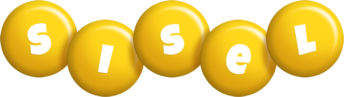 Sisel candy-yellow logo