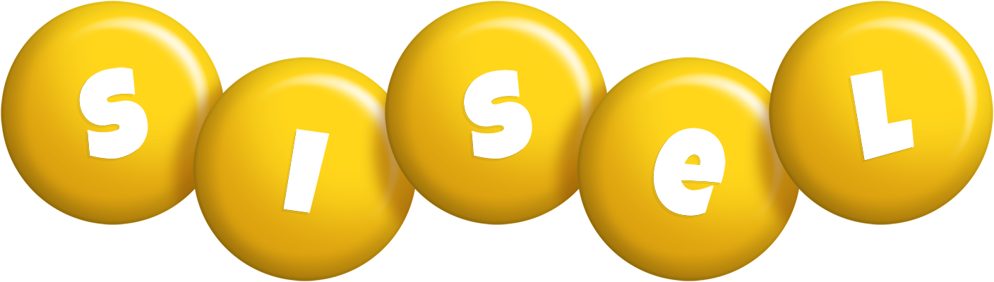 Sisel candy-yellow logo