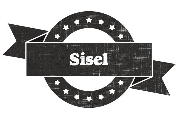 Sisel grunge logo
