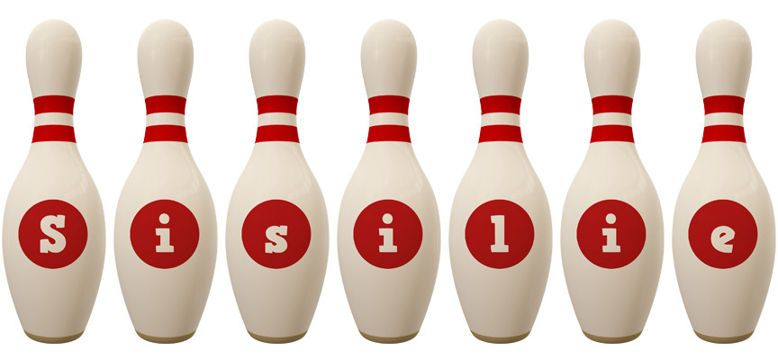 Sisilie bowling-pin logo