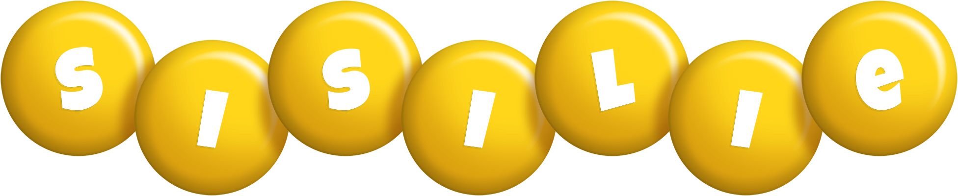Sisilie candy-yellow logo