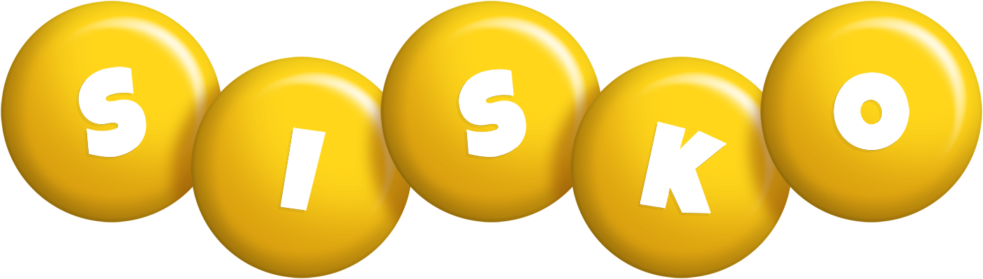 Sisko candy-yellow logo